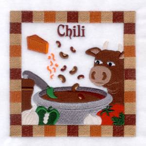 Picture of Chili - Large Machine Embroidery Design