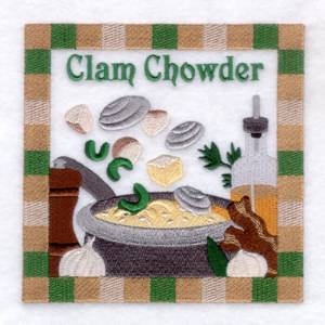 Picture of Clam Chowder - Large Machine Embroidery Design