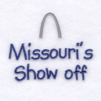 Missouris Baby Phrase Machine Embroidery Design