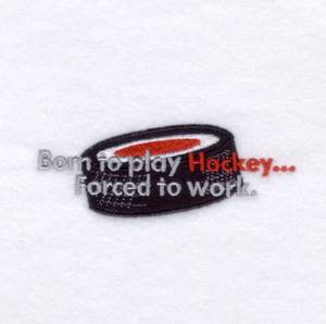 Picture of Born to play Hockey… Machine Embroidery Design