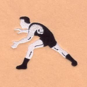 Picture of Wrestler   Machine Embroidery Design