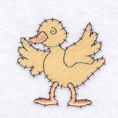Country Duck Dance Machine Embroidery Design