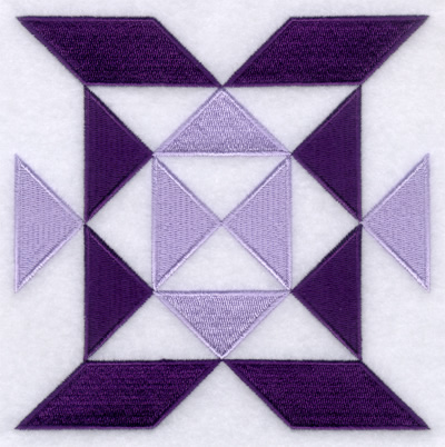 Triangular Quilt Pattern Machine Embroidery Design