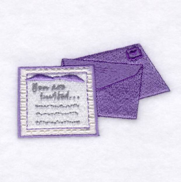 Picture of Invitation Machine Embroidery Design