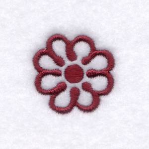 Picture of Flower Accent #2 Machine Embroidery Design