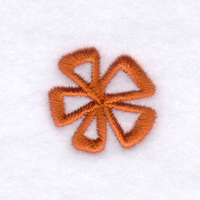 Flower Accent #6 Machine Embroidery Design