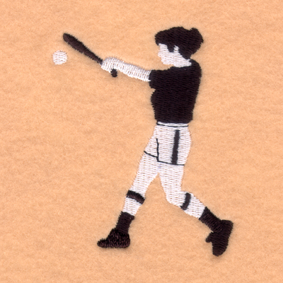 Softball Player #1 Machine Embroidery Design