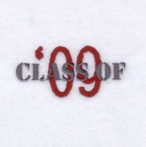 Picture of Class of 09 Machine Embroidery Design