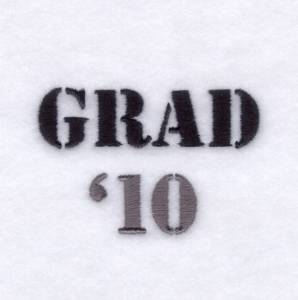 Picture of Grad 10 Machine Embroidery Design