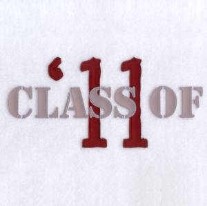 Picture of Class of 11 Appliqué Machine Embroidery Design