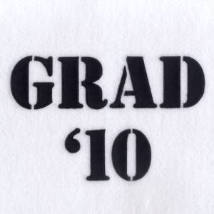 Picture of Grad Appliqué 10 Machine Embroidery Design