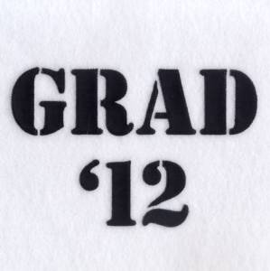 Picture of Grad Appliqué 12 Machine Embroidery Design