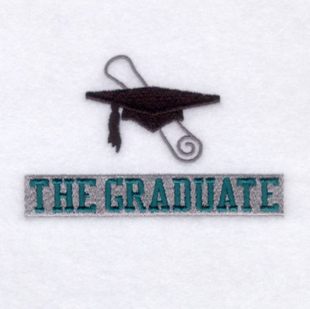 Picture of The Graduate Machine Embroidery Design