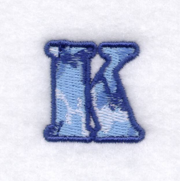 Picture of Camo K Machine Embroidery Design