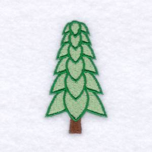 Picture of Stacked Tree Machine Embroidery Design