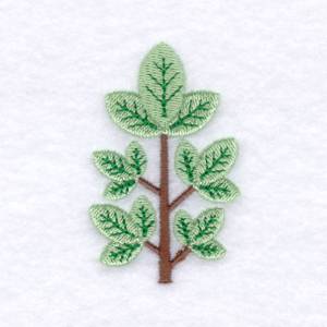 Picture of Three Leaf Tree Machine Embroidery Design