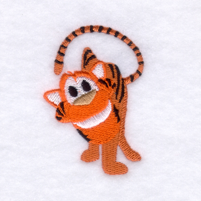 Timmy Tiger Machine Embroidery Design