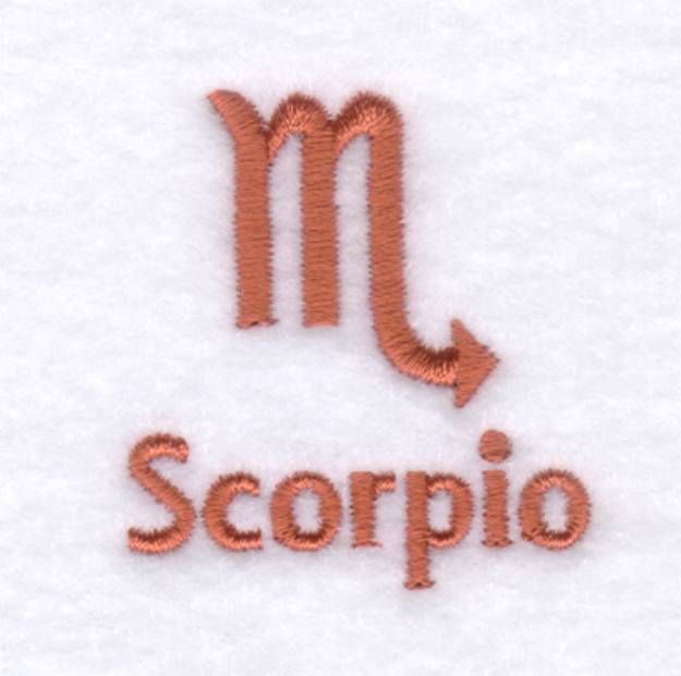 Picture of Scorpio Machine Embroidery Design