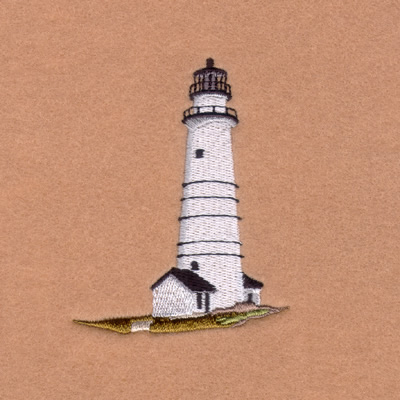 Boston Lighthouse Machine Embroidery Design