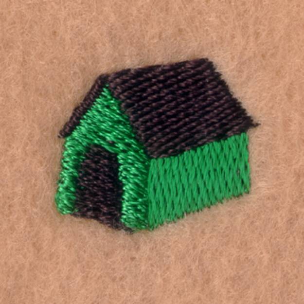 Picture of Doghouse Machine Embroidery Design