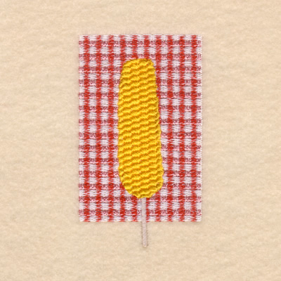 Corn on the Cob Machine Embroidery Design