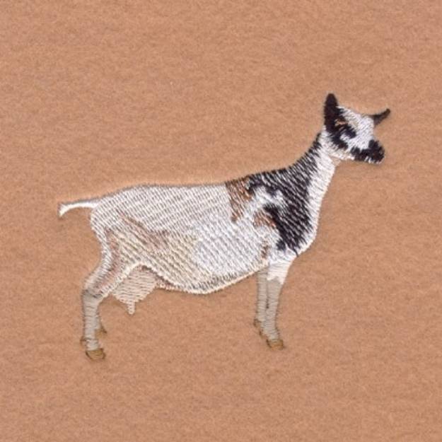 Picture of Nigerian Dwarf Goat Machine Embroidery Design