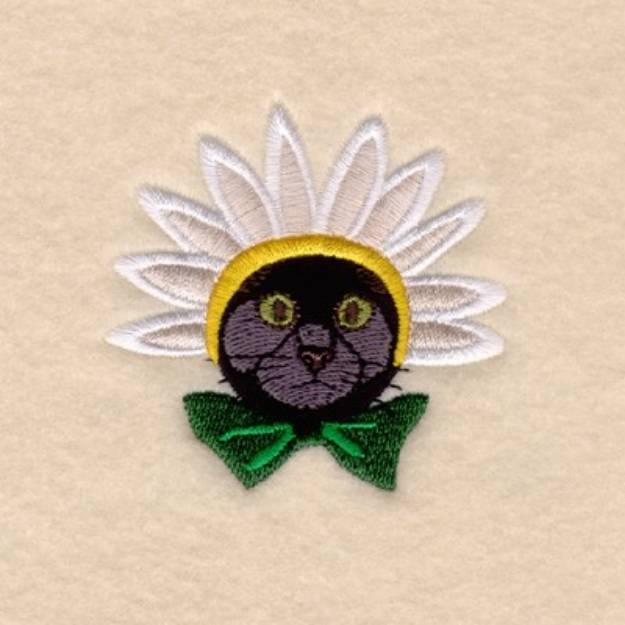 Picture of Daisy Cat Machine Embroidery Design