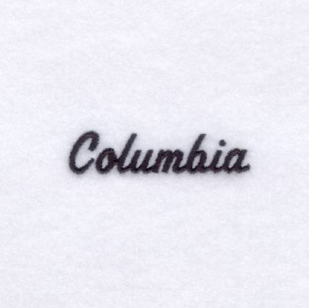 Picture of Columbia Machine Embroidery Design