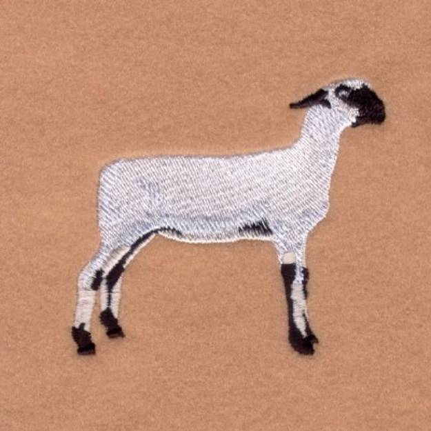 Picture of Hampshire Sheep Machine Embroidery Design