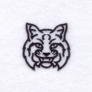 Picture of Bobcat Head Machine Embroidery Design