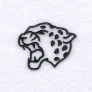 Picture of Jaguar Head Machine Embroidery Design