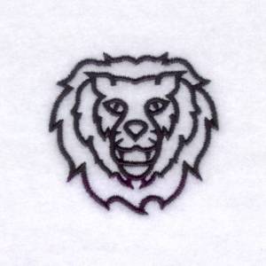 Picture of Lion Head Machine Embroidery Design