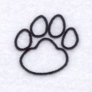 Picture of Wildcat Paw Machine Embroidery Design