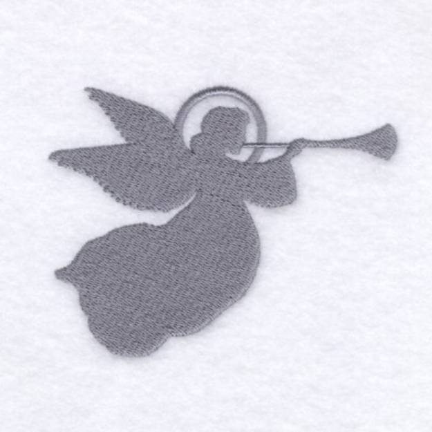 Picture of Angel Silhouette Machine Embroidery Design