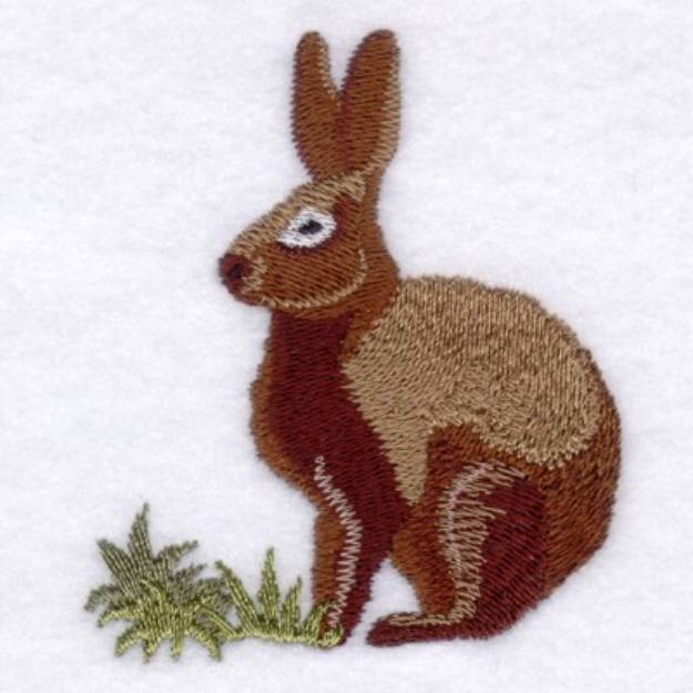 Picture of Brown Rabbit Machine Embroidery Design