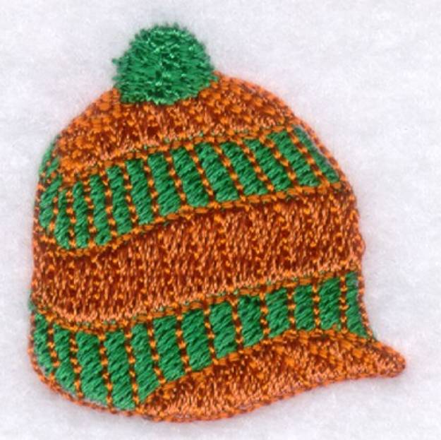 Picture of Visor Beanie Hat Machine Embroidery Design