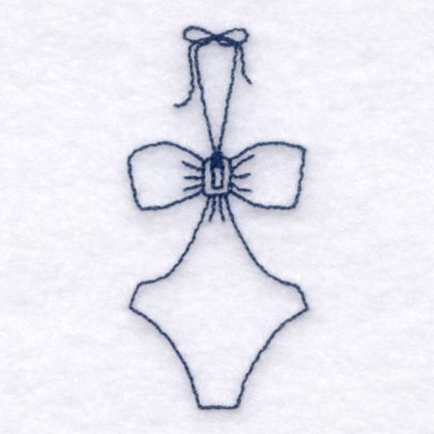 Picture of Swimsuit Machine Embroidery Design