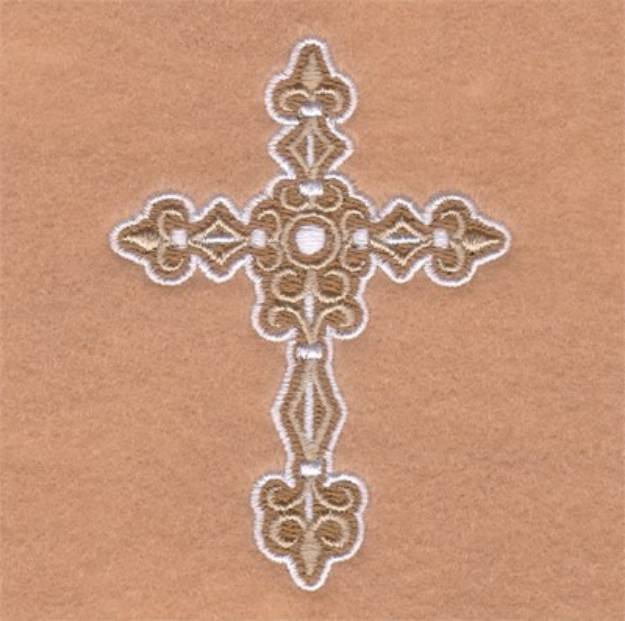 Picture of Decorative Cross 7 Machine Embroidery Design