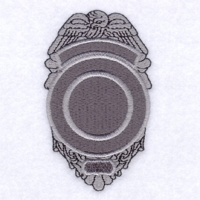 PD Ornate Eagle Badge Machine Embroidery Design
