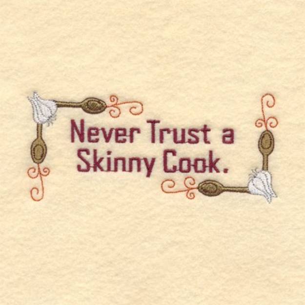 Picture of Skinny Cook Machine Embroidery Design