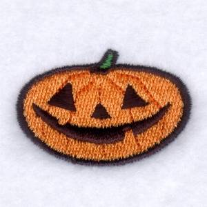 Picture of Mini Jack-o-lantern Machine Embroidery Design