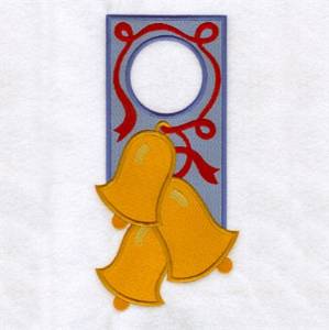 Picture of Bells Door Hanger Machine Embroidery Design