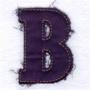 Picture of Fringed Alphabet Machine Embroidery Design