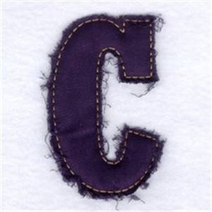 Picture of Fringed Alphabet Machine Embroidery Design