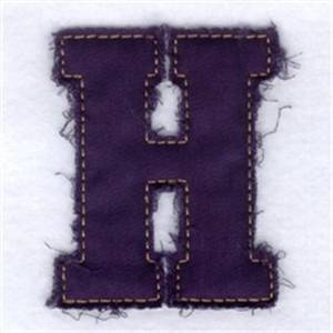 Picture of Fringed Alphabet Machine Embroidery Design