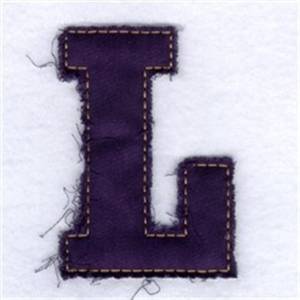 Picture of Fringed Alphabet Machine Embroidery Design