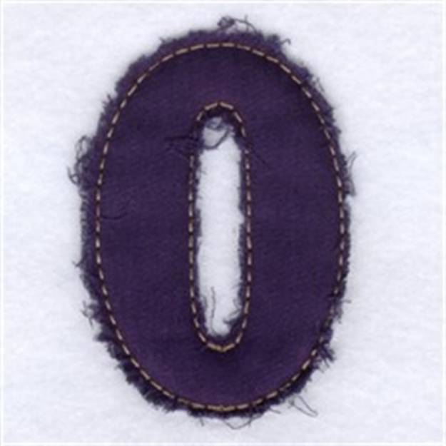 Picture of Fringed Alphabet Machine Embroidery Design