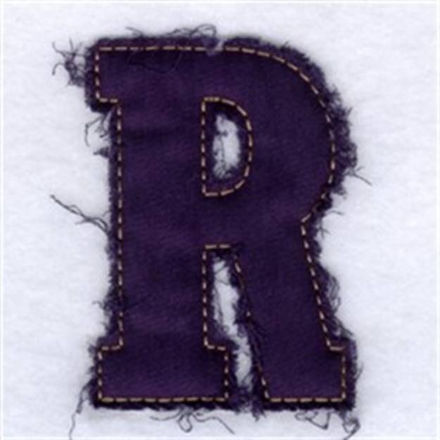 Picture of Fringed Alphabet Machine Embroidery Design