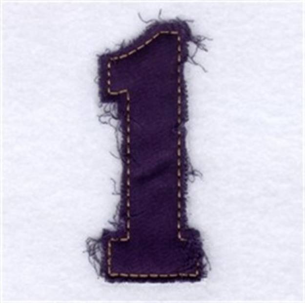 Picture of Fringed Alphabet Machine Embroidery Design