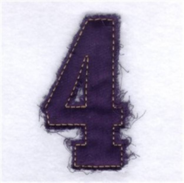 Picture of Fringed Alphabet Machine Embroidery Design